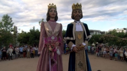 Els gegants de Palamós estrenen nous vestits pel seu 50è aniversari