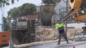Les obres del pàrquing de Llafranc van agafant forma